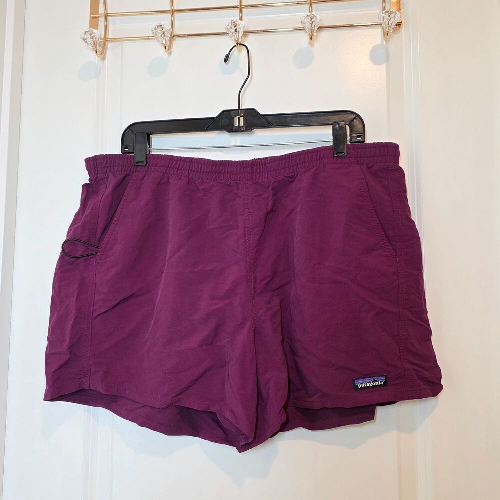 Patagonia Baggies Shorts 5 in Womens XL Fall 2023 Plum Gorpcore Running Workout